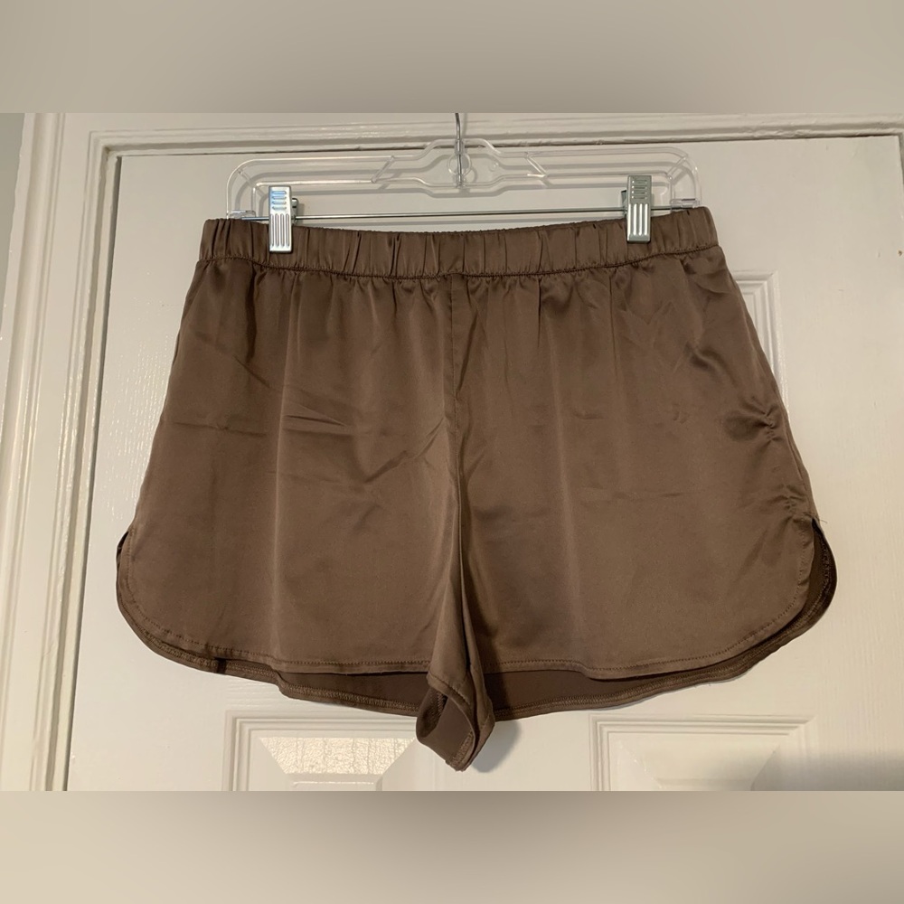 Express satin PJ shorts